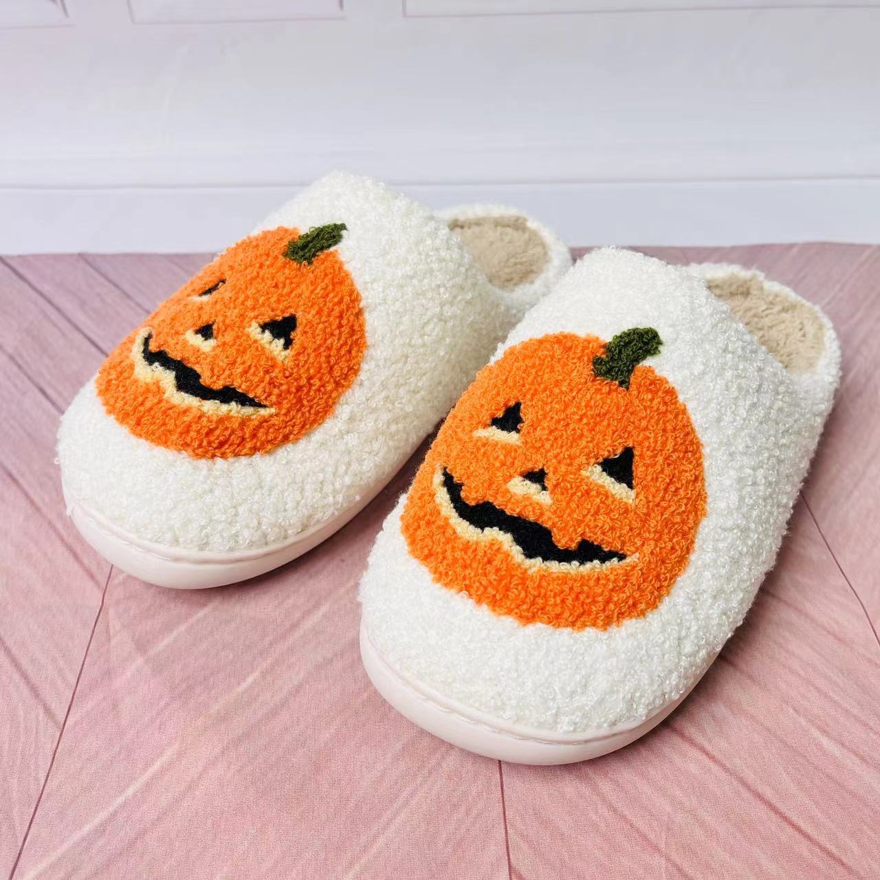 Jack-O-Lantern Slippers