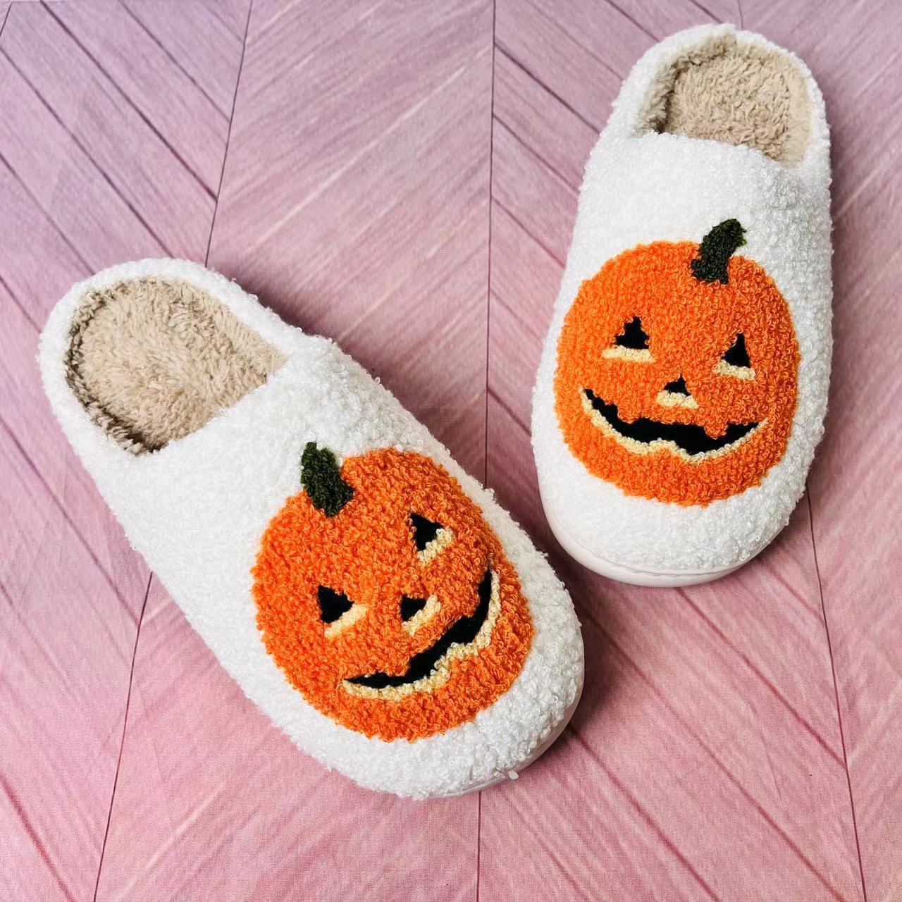 Jack-O-Lantern Slippers