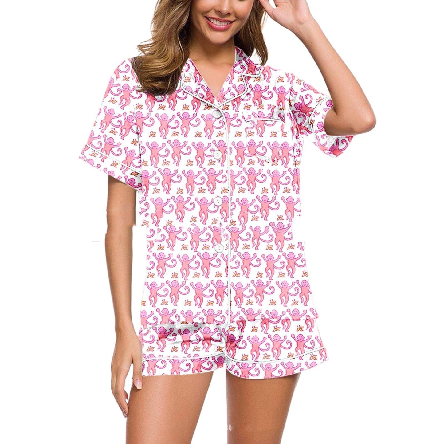 Monkey Pajama Set